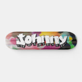 Johnny Graffiti Custom Personalisiert Skateboard (Horizontal)
