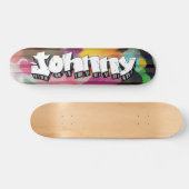Johnny Graffiti Custom Personalisiert Skateboard (Horizontal)