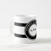 Johnny H. Bolder 11 Unze. Keramik-Kaffee-Tasse Kaffeetasse (Vorderseite Links)