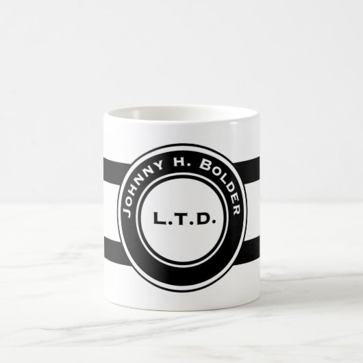 Johnny H. Bolder 11 Unze. Keramik-Kaffee-Tasse Kaffeetasse (Mittel)