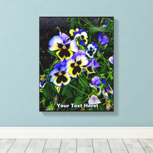 Johnny Jump Up Canvas Print Leinwanddruck (Insitu (Holzboden))