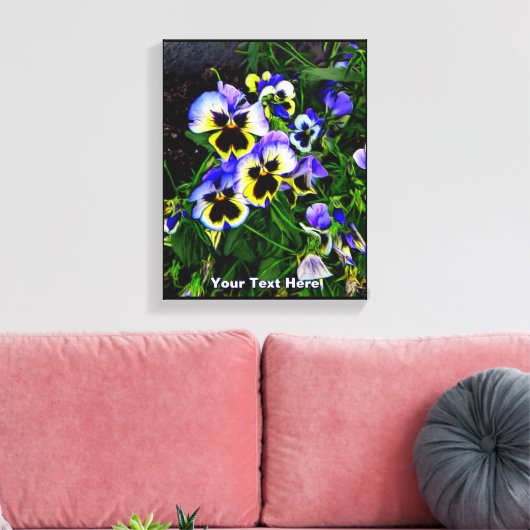 Johnny Jump Up Canvas Print Leinwanddruck (Insitu (Wohnzimmer))