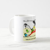 Johnny-Kondom-Armee Kaffeetasse (Vorderseite Links)