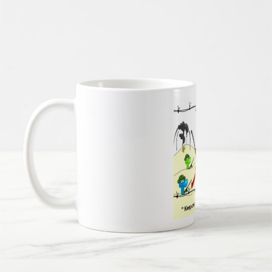 Johnny-Kondom-Armee Kaffeetasse (Links)