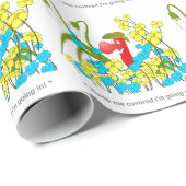 Johnny-Kondom bedeckt Geschenkpapier (Rolleneckpunkt)