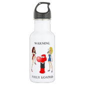 Johnny-Kondom völlig geladen Trinkflasche (Vorderseite)