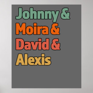 Johnny Moria David Alexis Großes Geschenk für den Poster