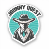 Johnny Quest Aufkleber (Vorderseite)