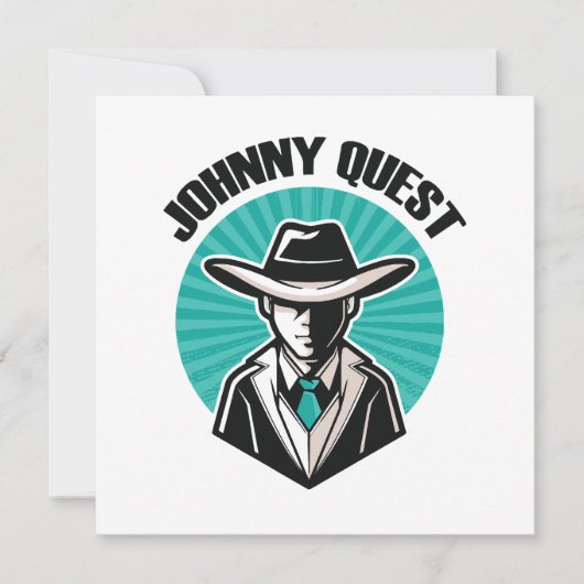 Johnny Quest Einladung (Vorderseite)