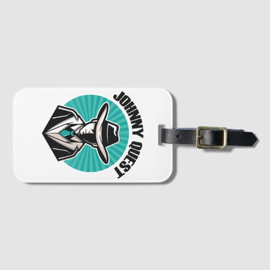 Johnny Quest Gepäckanhänger (Vorderseite (Horizontal))