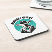 Johnny Quest Getränkeuntersetzer (Linke Seite)