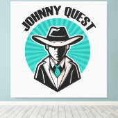 Johnny Quest Leinwanddruck (Insitu (Holzboden))