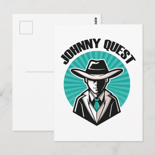 Johnny Quest Postkarte (Vorne/Hinten)