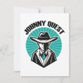 Johnny Quest RSVP Karte (Rückseite)