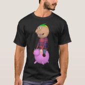 Johnny Riding a Pig T-shirt (Vorderseite)