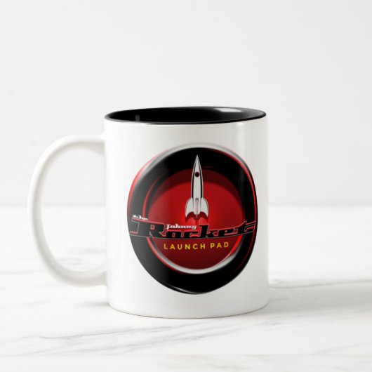 Johnny Rocket Raum-Tasse der Zweifarbige Tasse (Links)