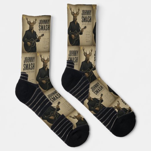 Johnny Smash Album: eine Parodie Socken (Rechts)