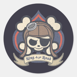 Johnny Spade Runder Aufkleber