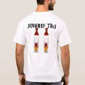 Johnny Tiki #11 Tequila füllt Jersey "T " ab T-Shirt (Rückseite)