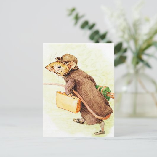 "Johnny Town mouse" von Beatrix Potter Postkarte (Stehend Vorderseite)