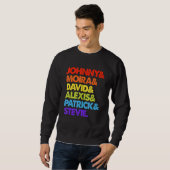 Johnny und Moira und David und Alexis Sweatshirt (Vorne ganz)