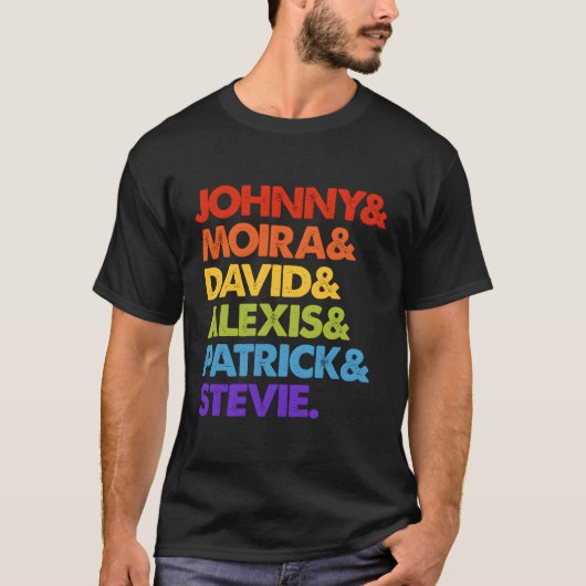 Johnny und Moira und David und Alexis T-Shirt (Vorderseite)