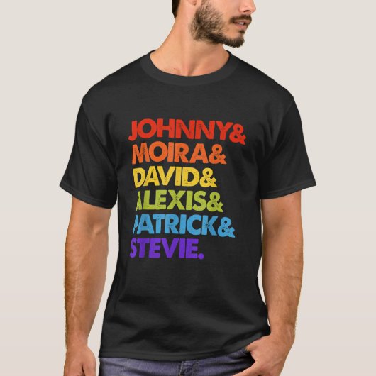 Johnny und Moira und David und Alexis T-Shirt (Vorderseite)
