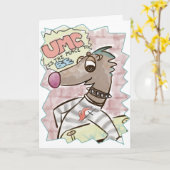 Johnny Weasel Greeting Card Karte (Gelbe Blume)