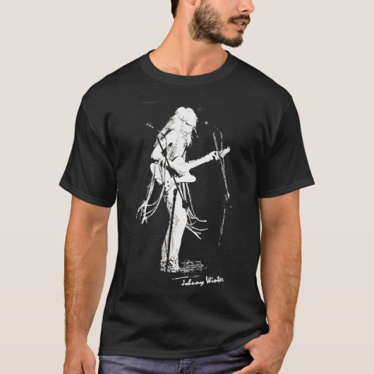 Johnny Winter Classic T - Shirt (Vorderseite)