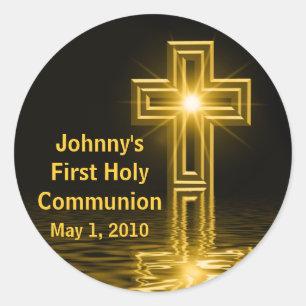 Johnny's erste heilige Kommunion Stickers