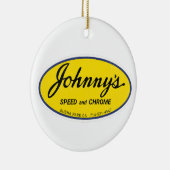 Johnny's Speed and Chrome Vintag Keramik Ornament (Rechts)
