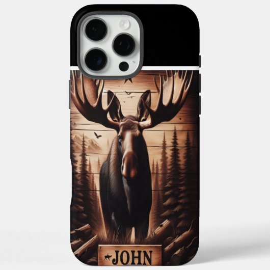 John's Forest Moose Case-Mate iPhone Hülle (Rückseite)