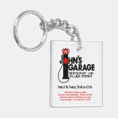 John's Garage Restaurants in Illinois Schlüsselanhänger (Vorderseite links)