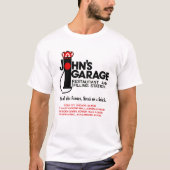John's Garage Restaurants in Illinois T-Shirt (Vorderseite)