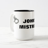 JOHNS GELIEBTE ZWEIFARBIGE TASSE (Vorderseite Links)