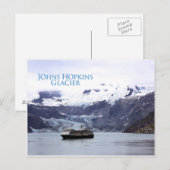 Johns Hopkins Glacier Postcard Postkarte (Vorne/Hinten)