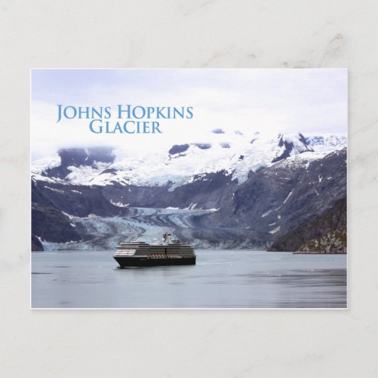 Johns Hopkins Glacier Postcard Postkarte (Vorderseite)