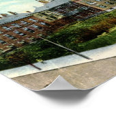 Johns Hopkins Hospital, Baltimore 1910 Vintag Poster (Ecke)