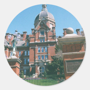 Johns Hopkins Hospital Runder Aufkleber