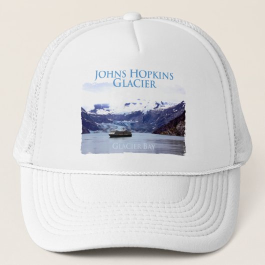 Johns- Hopkinsgletscher-Hut Truckerkappe (Vorderseite)