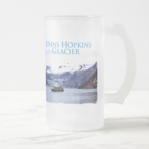 Johns- Hopkinsgletscher-mattierte GlasTasse Mattglas Bierglas