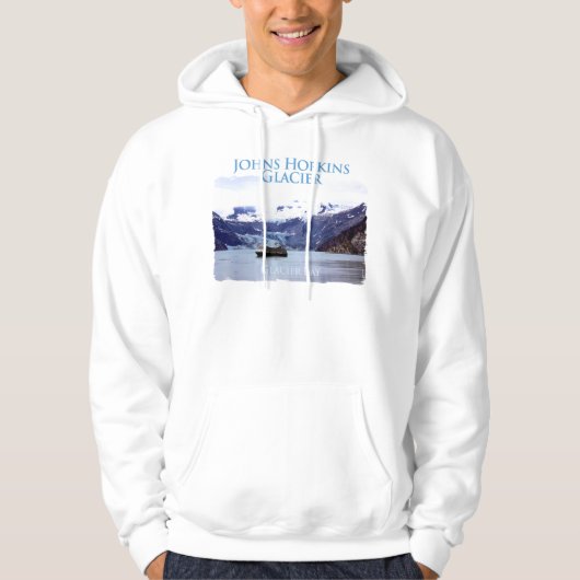 Johns- Hopkinsgletscher-mit Kapuze Sweatshirt (Vorderseite)