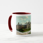 Johns- Hopkinskrankenhaus, Baltimore 1910 Vintag Tasse (Vorderseite Links)