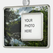 Johns Lake I im Glacier National Park Rahmen-Ornament Silber (Links)