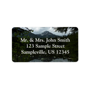 Johns Lake II am Glacier National Park Adressaufkleber