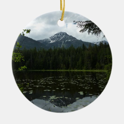 Johns Lake II am Glacier National Park Keramikornament (Vorne)