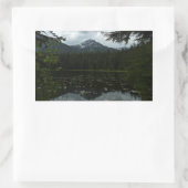 Johns Lake II am Glacier National Park Rechteckiger Aufkleber (Tasche)
