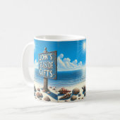 Johns Strandgeschenk-Tasse Kaffeetasse (Vorderseite Links)