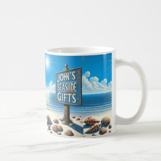Johns Strandgeschenk-Tasse Kaffeetasse (Rechts)