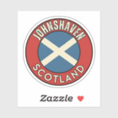 Johnshaven, Schottland Aufkleber (Blatt)